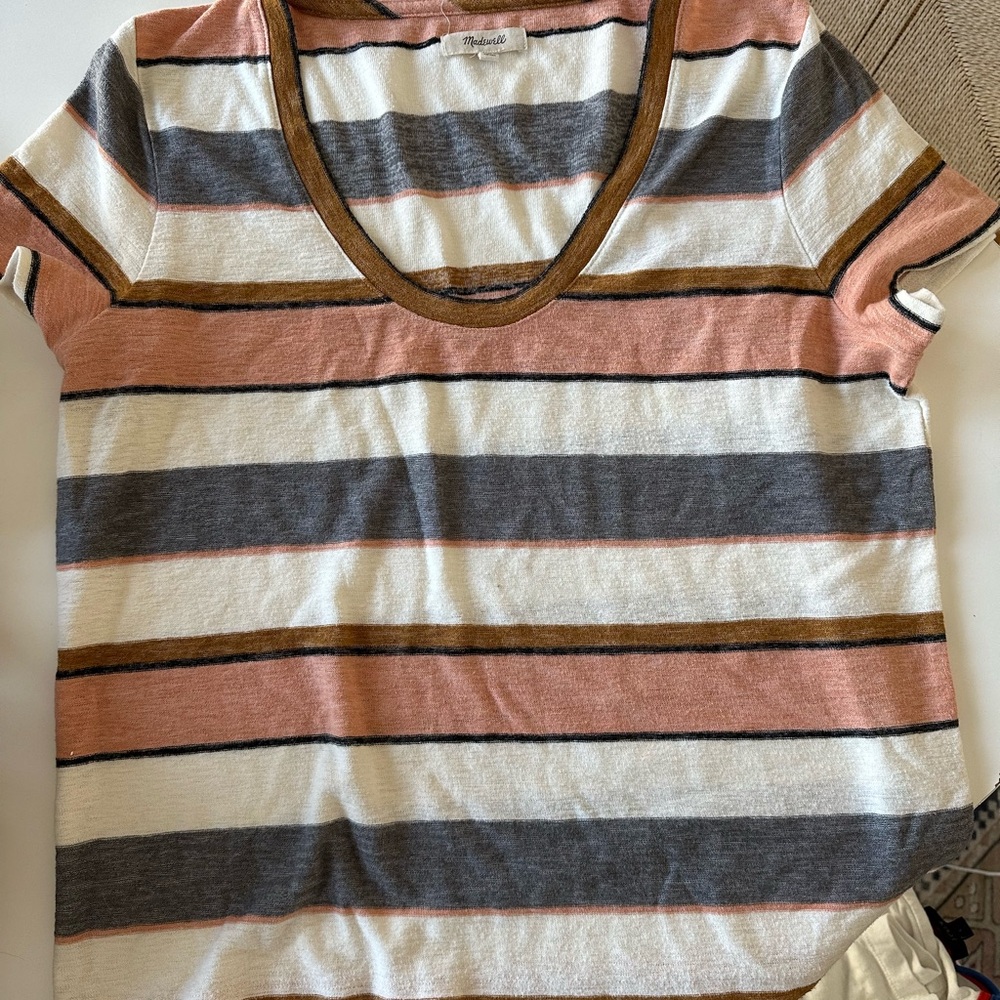 Madewell Multicolor Striped Tee